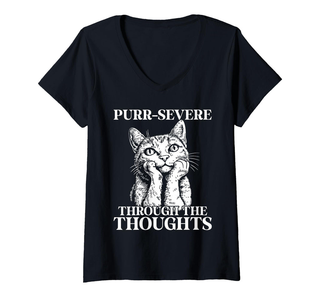 Womens Funny Cat Overthinkers And Deep T-Shirt - Aesthetic Graphic Unisex - T-Shirt, Sweatshirt, Hoodie