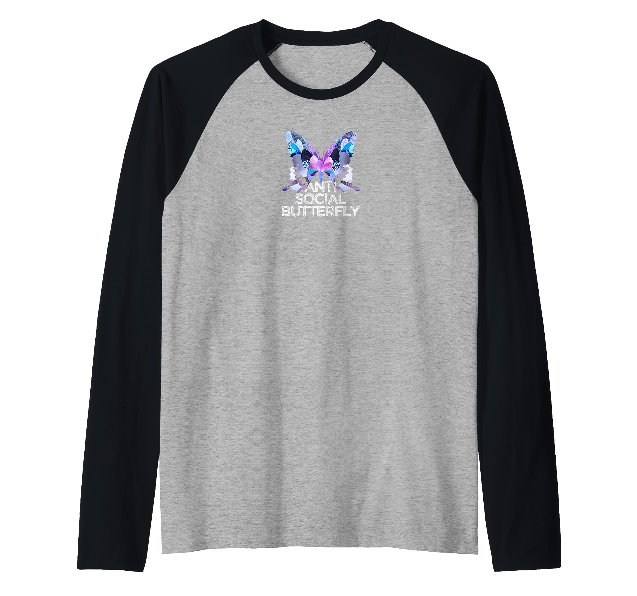 Funny Anti Social Butterfly Sweatshirt - Streetwear Style for Adults - T-Shirt, Sweatshirt, Hoodie