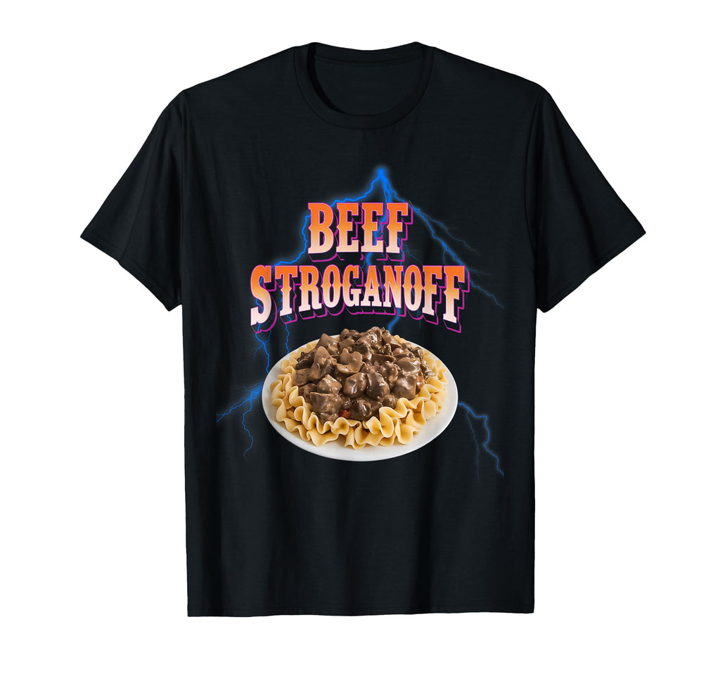 Beef Stroganoff Meme Bootleg Rap 90S T-Shirt - Fun Novelty Design Unisex - T-Shirt, Sweatshirt, Hoodie