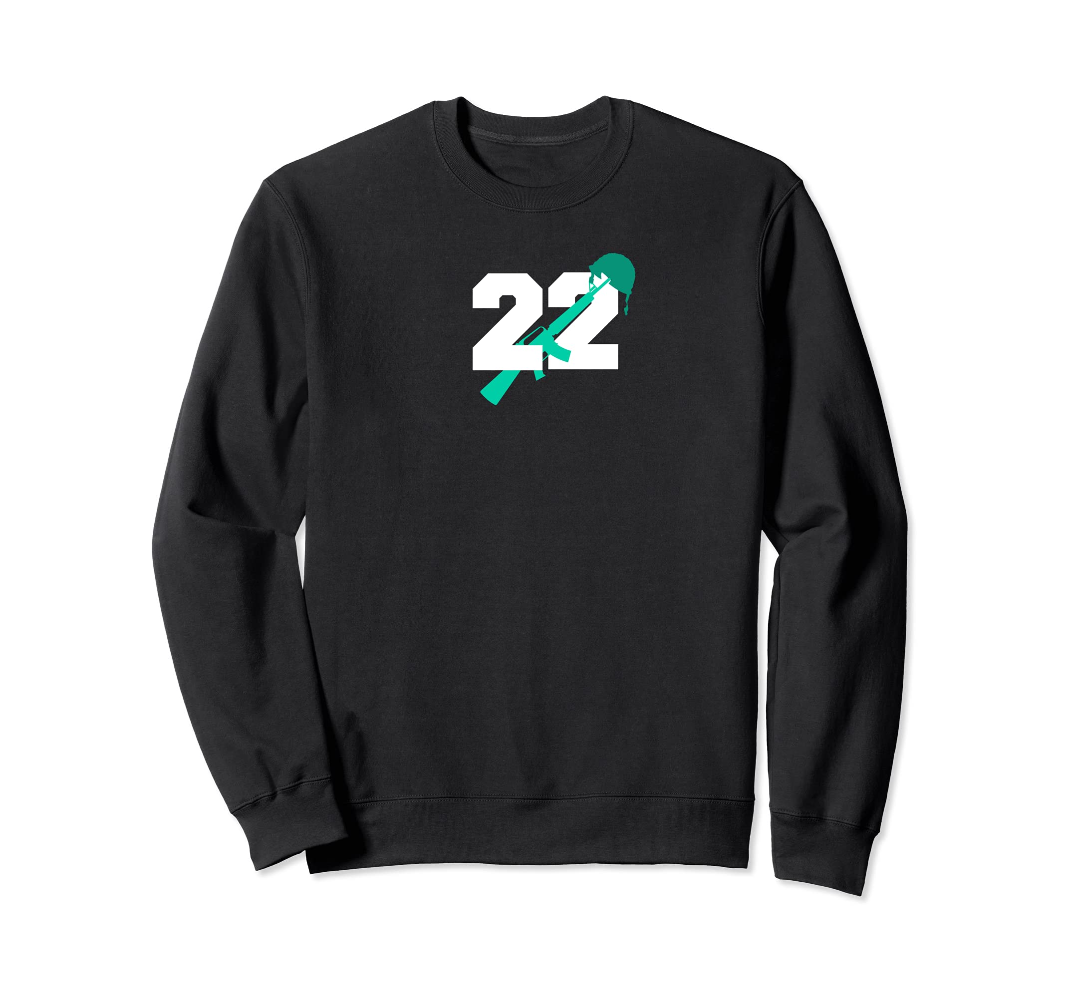 Ptsd Awareness Month 22 Support Veterans Sweatshirt - Graphic Print Unisex - T-Shirt, Sweatshirt, Hoodie