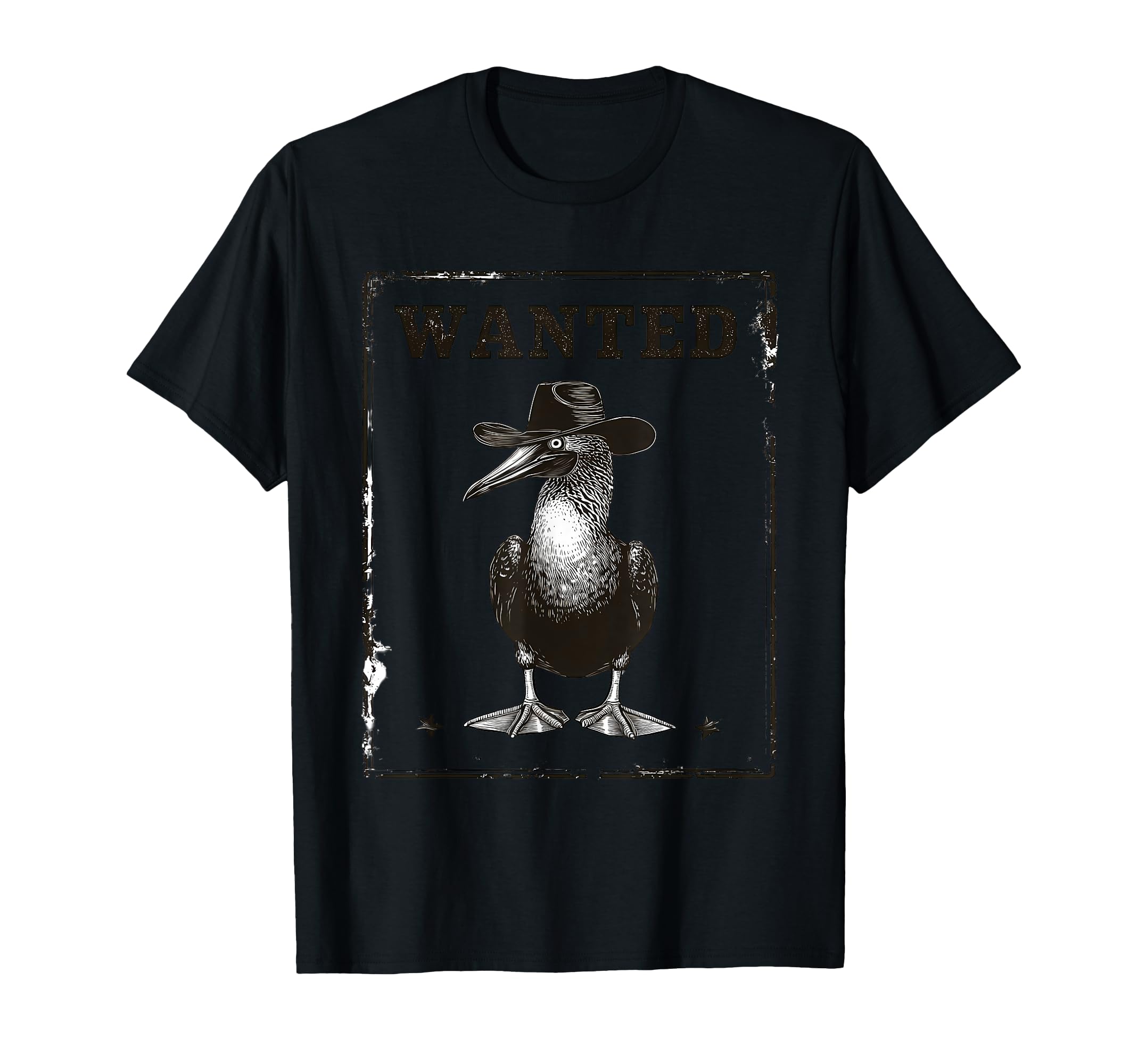 Blue Footed Booby Cowboy Cowgirl T-Shirt - Trendy Graphic Men Women - T-Shirt, Sweatshirt, Hoodie