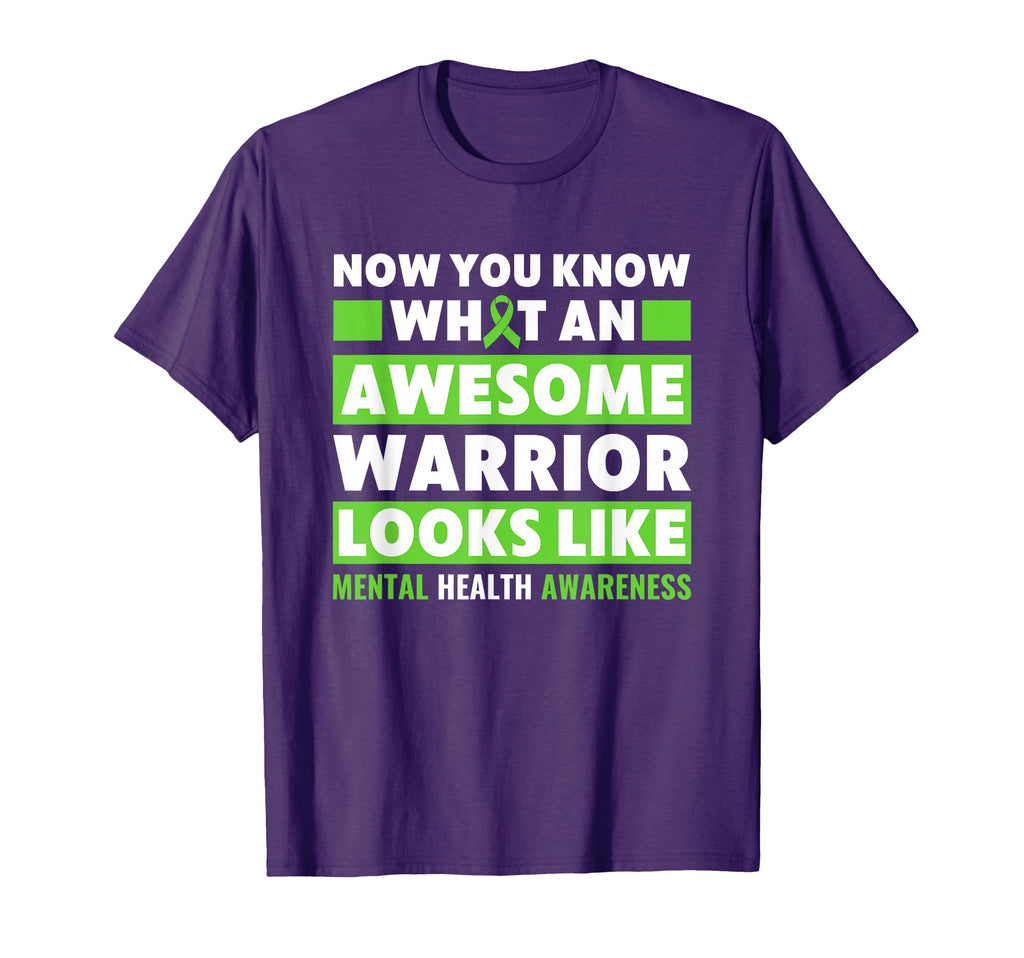 Mental Health Warrior Mental Health T-Shirt - Aesthetic Graphic Men Women - T-Shirt, Sweatshirt, Hoodie