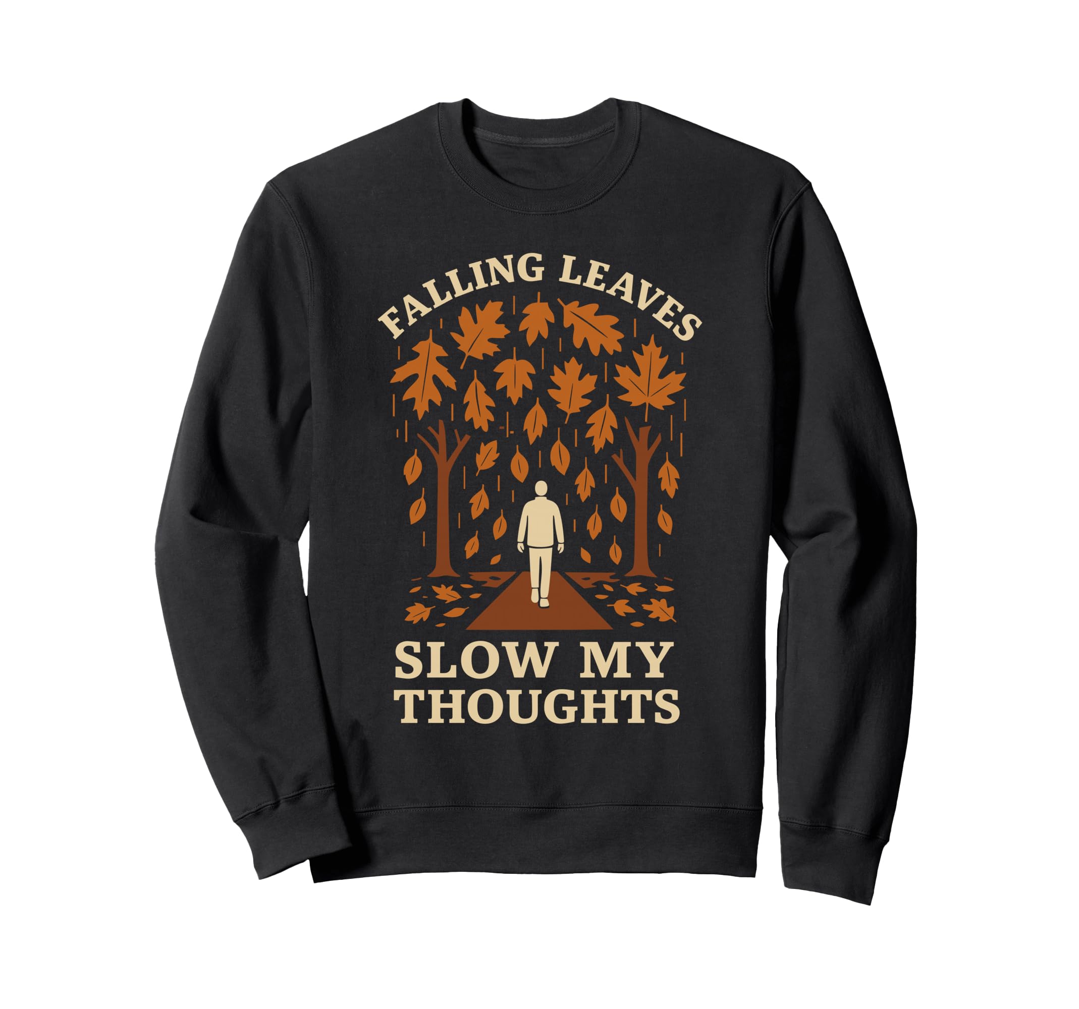 Forest Walk Overthinker Mental Sweatshirt - Minimalist Print Men Women - T-Shirt, Sweatshirt, Hoodie