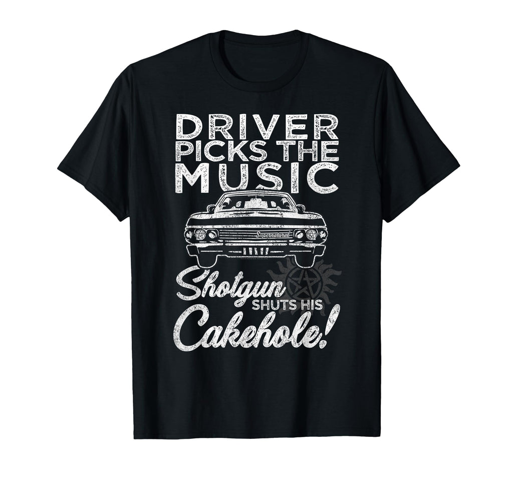 Supernatural Driver Picks Music Small T-Shirt - Novelty Apparel Men Women - T-Shirt, Sweatshirt, Hoodie