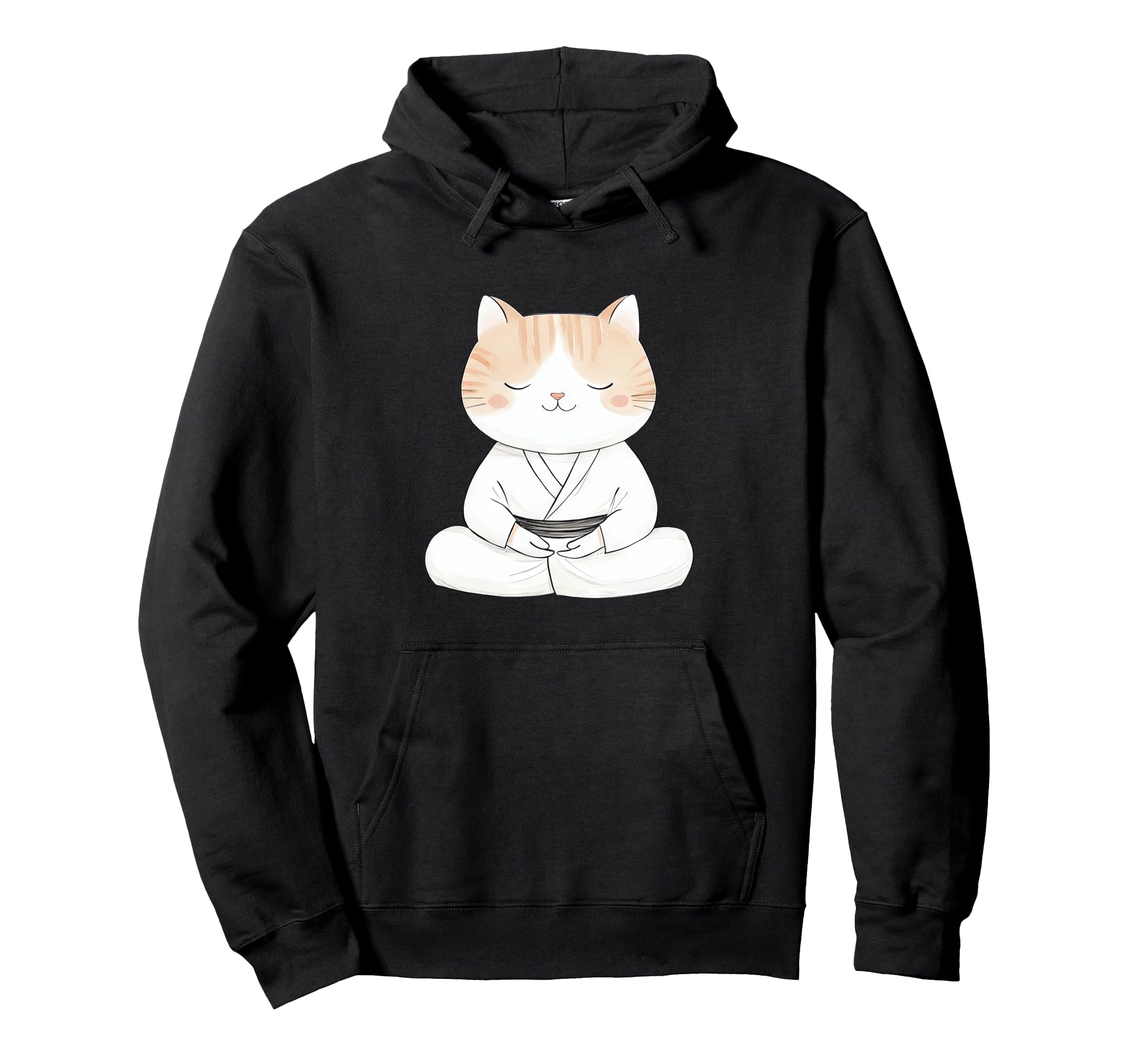 Zen Cat Meditation Art Yoga And Hoodie - Streetwear Style Unisex - T-Shirt, Sweatshirt, Hoodie