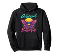 Antisocial Butterfly Hoodie - Custom Art Print Unisex - T-Shirt, Sweatshirt, Hoodie