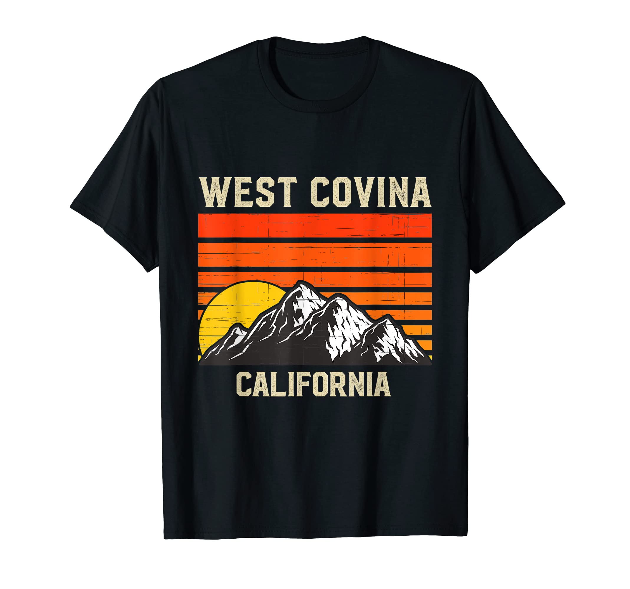 West Covina California City State T-Shirt - Custom Art Print for Adults - T-Shirt, Sweatshirt, Hoodie