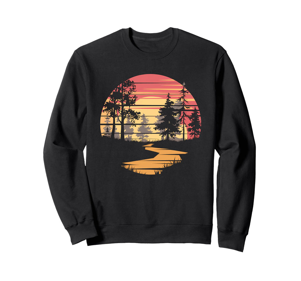 Forest Pine Trees Outdoors Sweatshirt - Casual Everyday Wear Unisex - T-Shirt, Sweatshirt, Hoodie