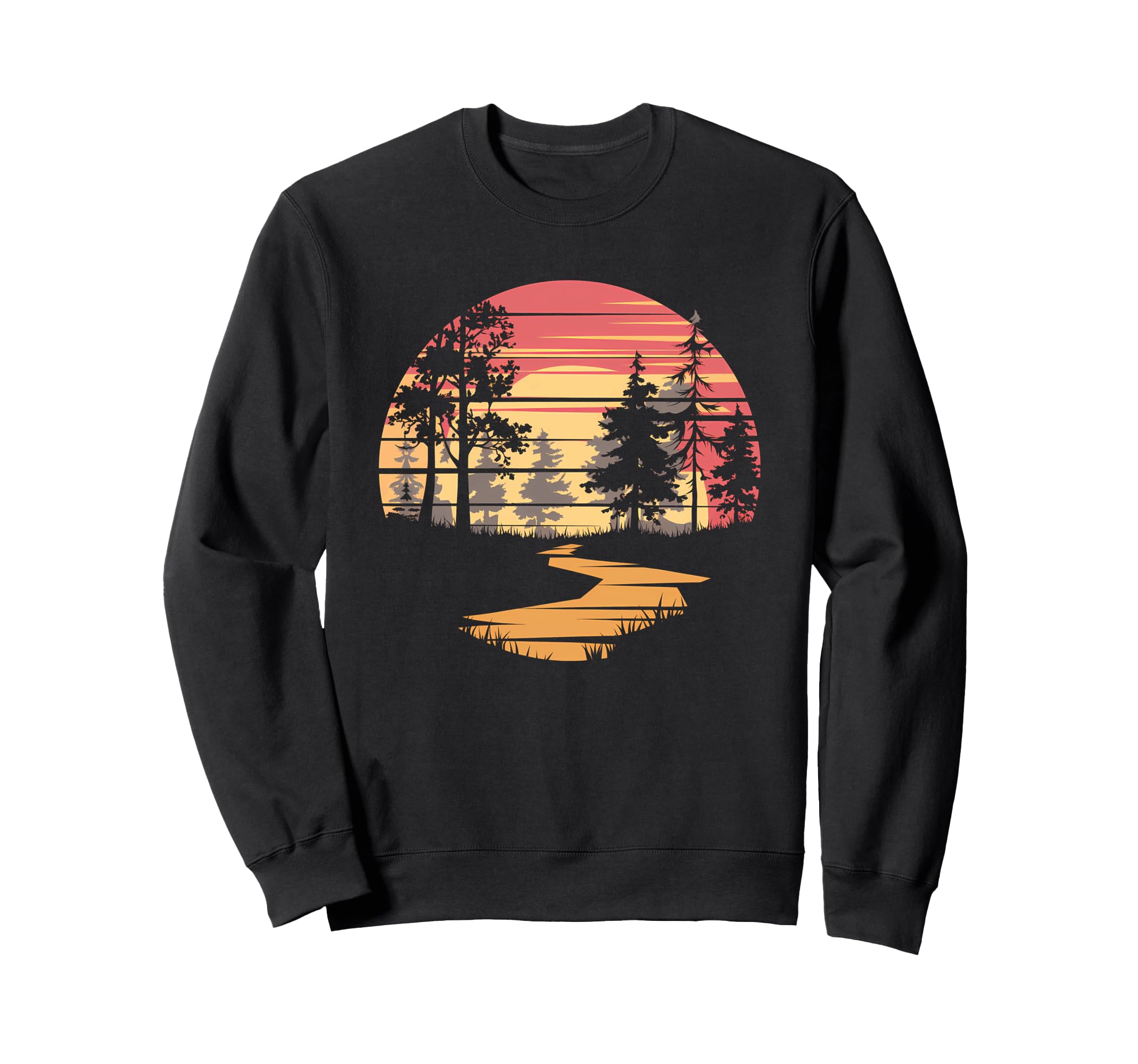 Forest Pine Trees Outdoors Sweatshirt - Casual Everyday Wear Unisex - T-Shirt, Sweatshirt, Hoodie