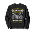 Williams Garage Motorcycle Name Sweatshirt - Unique Graphic Men Women - T-Shirt, Sweatshirt, Hoodie