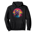 West Highland White Terrier 80S Sunset Hoodie - Novelty Apparel Unisex - T-Shirt, Sweatshirt, Hoodie