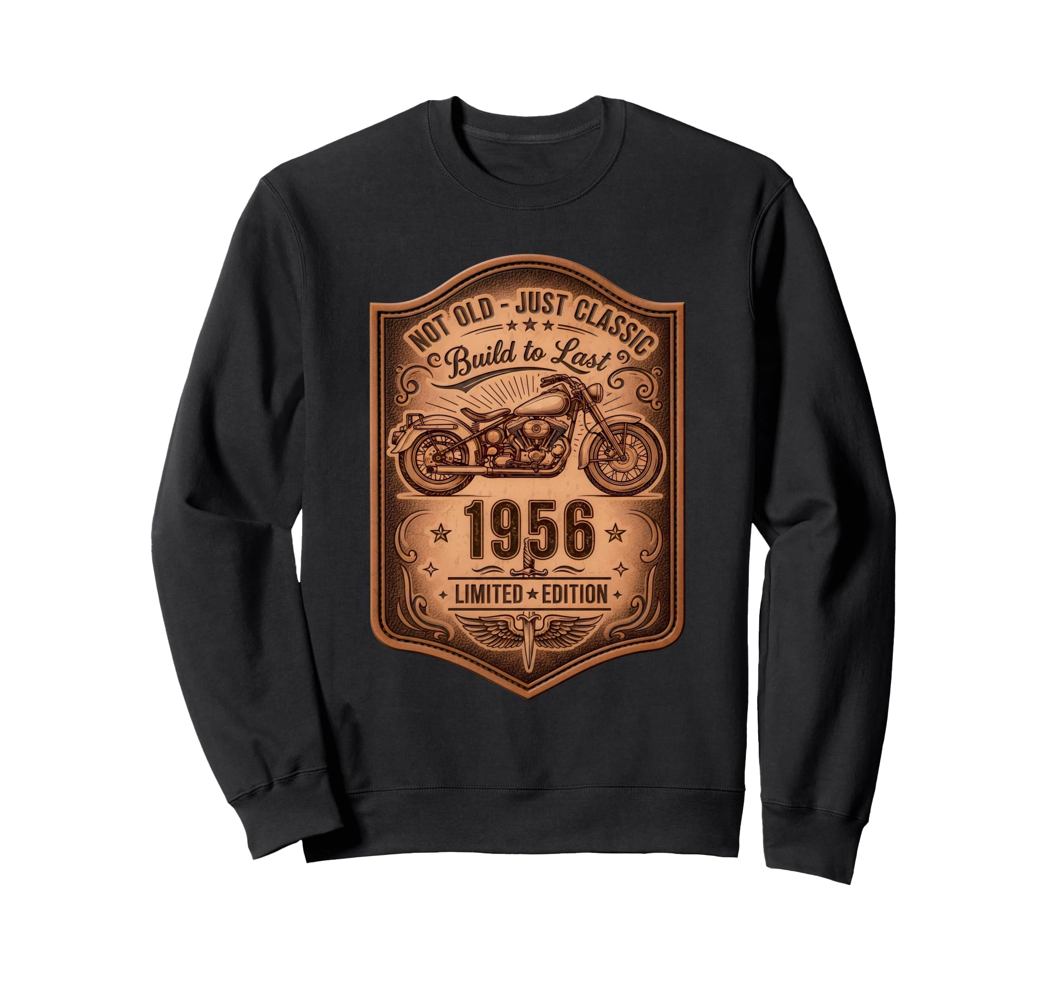 Not Old Just Built To Last 1956 Dad Sweatshirt - Novelty Apparel Unisex - T-Shirt, Sweatshirt, Hoodie
