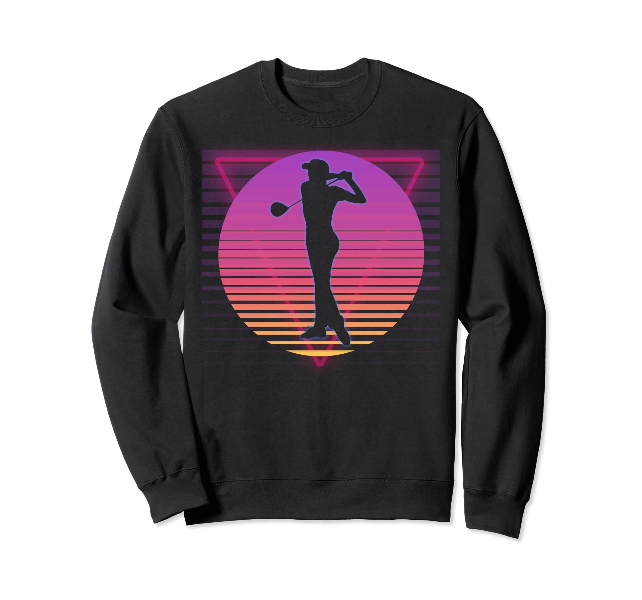 Golf Golfer Golfing Vaporwave 70S Sweatshirt - Fun Novelty Design Unisex - T-Shirt, Sweatshirt, Hoodie