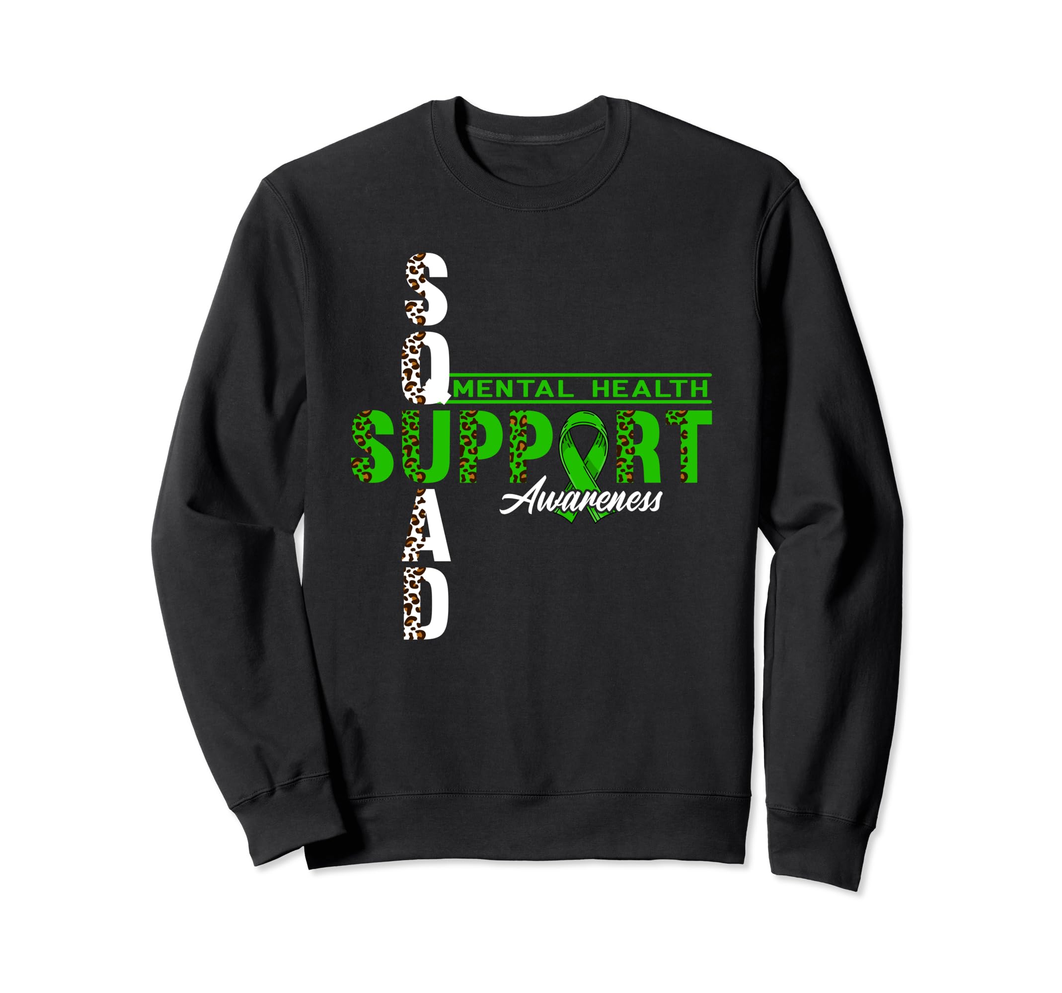Support Awareness Squad I Depression Sweatshirt - Unique Graphic Unisex - T-Shirt, Sweatshirt, Hoodie