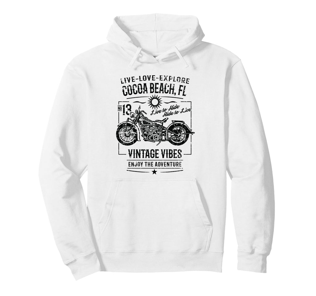 Cocoa Beach Florida Usa Adventure Hoodie - Streetwear Style for Adults - T-Shirt, Sweatshirt, Hoodie