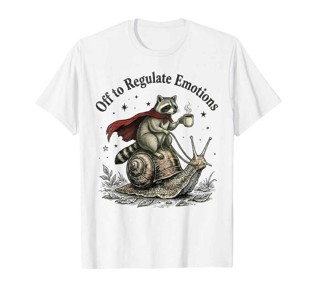 Off To Regulate Emotions Funny T-Shirt - Streetwear Style Men Women - T-Shirt, Sweatshirt, Hoodie