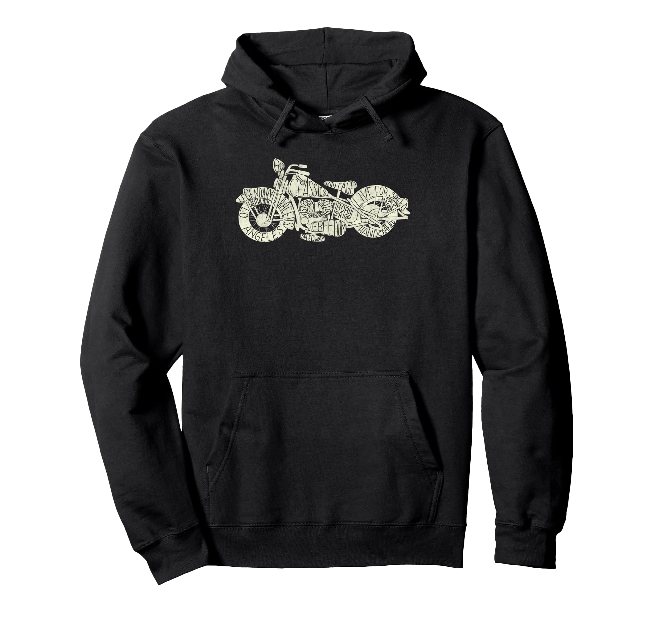 Motorcycles Biker Motorcycling Riding Hoodie - Custom Art Print for Adults - T-Shirt, Sweatshirt, Hoodie