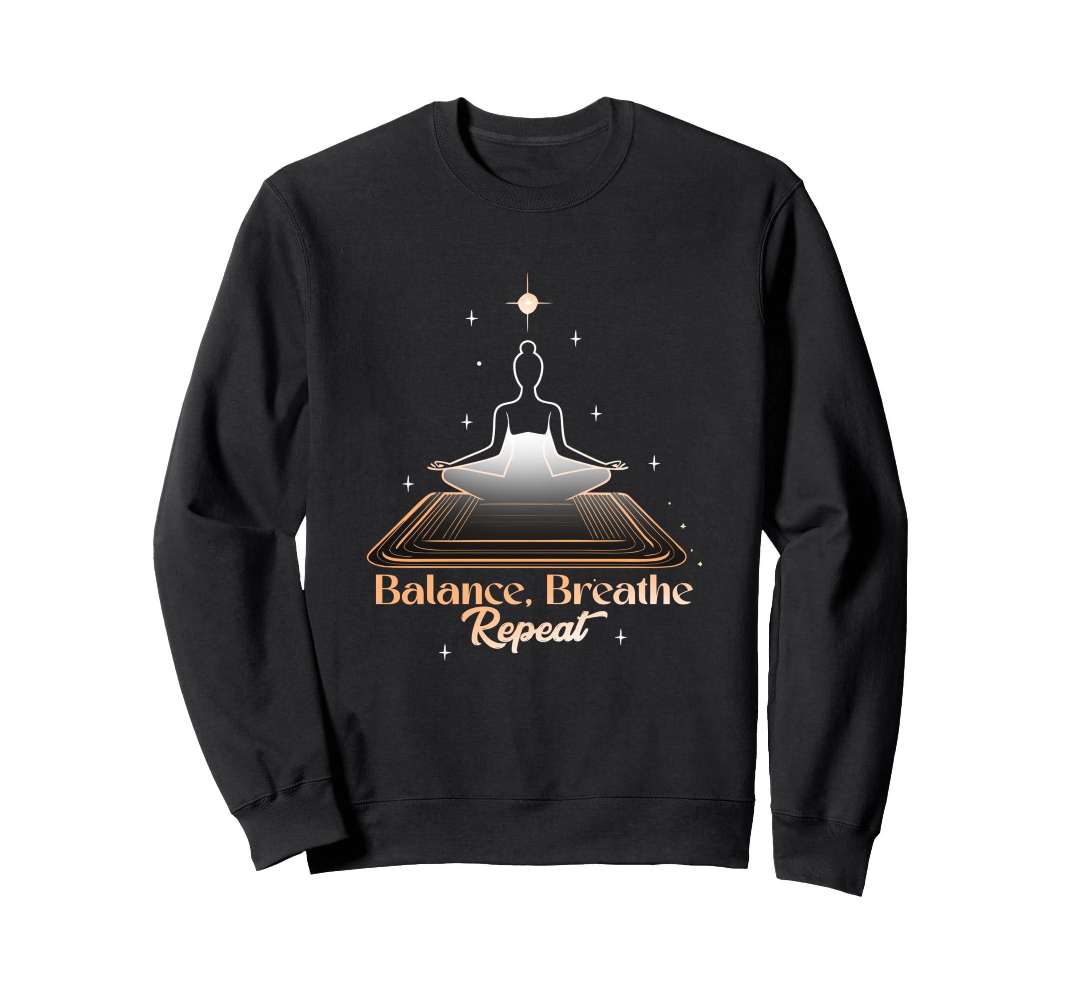 Balance Mindfulness Meditation Yoga Hoodie - Fun Novelty Design Unisex - T-Shirt, Sweatshirt, Hoodie
