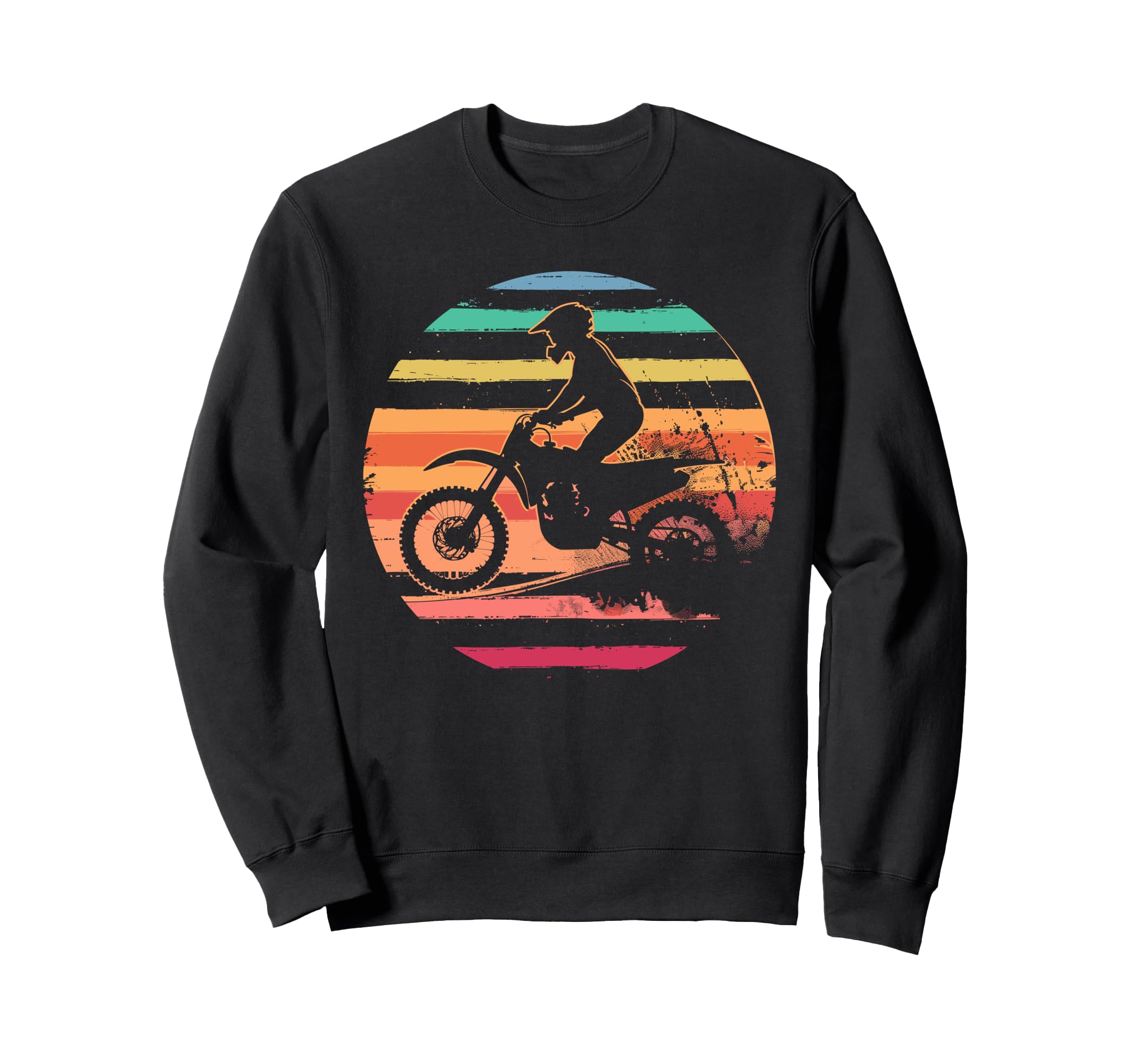 Bike Dirtbike Dirt Rider Motocross Sweatshirt - Trendy Graphic Men Women - T-Shirt, Sweatshirt, Hoodie