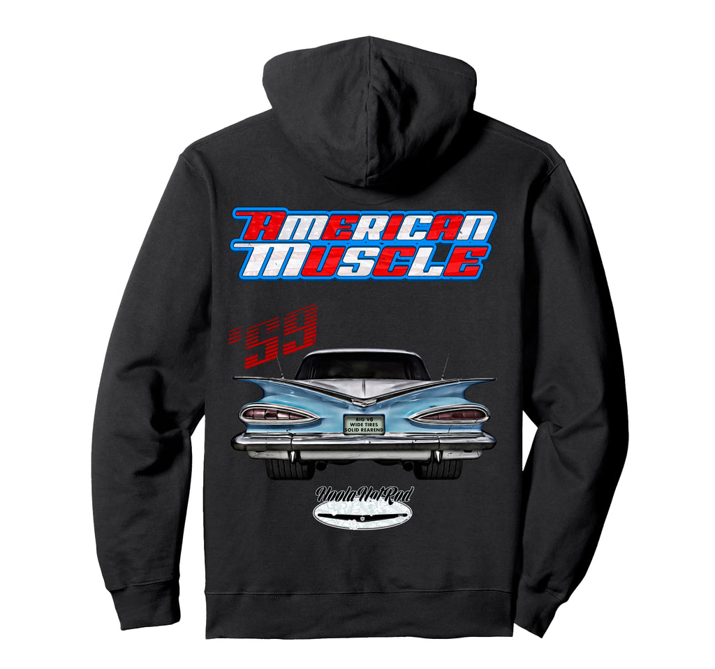 1959 59 Impala Biscayne Delray Belair Hoodie - Custom Art Print Unisex - T-Shirt, Sweatshirt, Hoodie