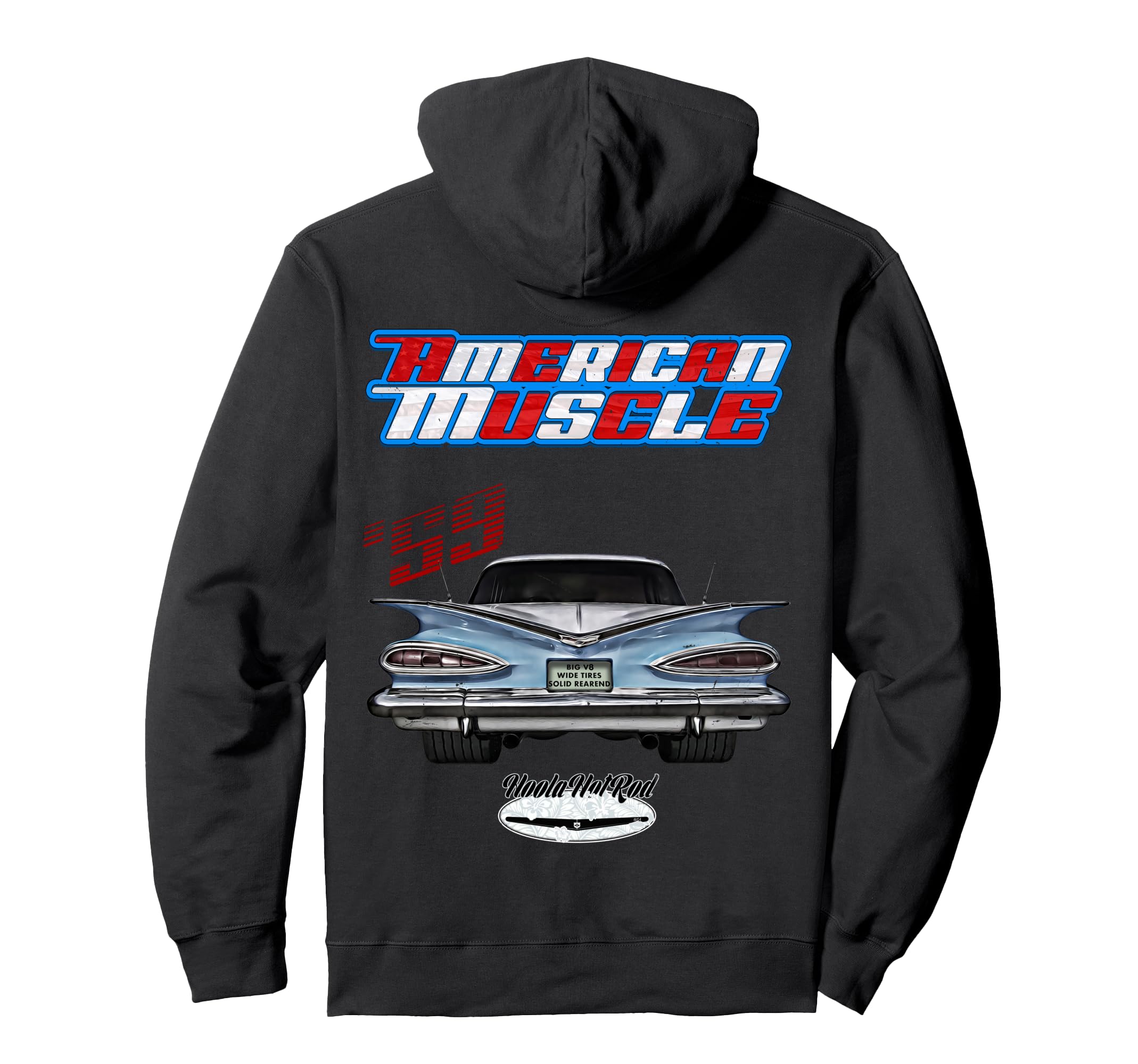 1959 59 Impala Biscayne Delray Belair Hoodie - Custom Art Print Unisex - T-Shirt, Sweatshirt, Hoodie