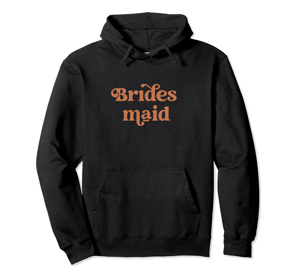 Bridesmaid Boho Terracotta Typography Hoodie - Casual Everyday Wear Unisex - T-Shirt, Sweatshirt, Hoodie