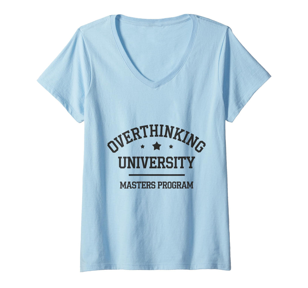 Womens Overthinker Antisociai T-Shirt - Custom Art Print for Adults - T-Shirt, Sweatshirt, Hoodie