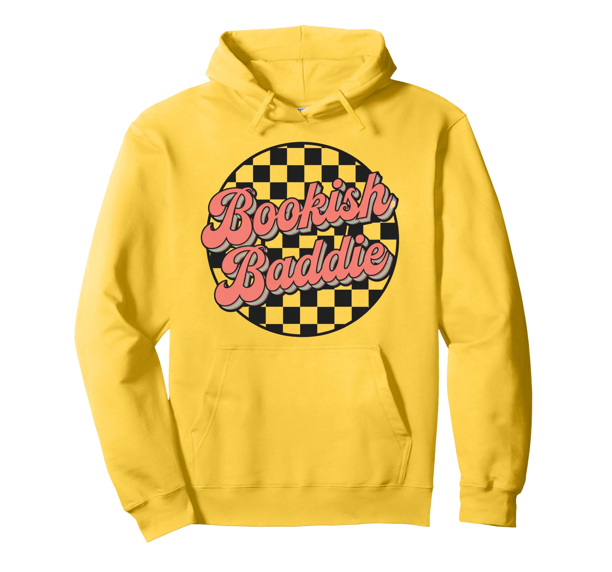 Bookish Baddie Aesthetic Typography Hoodie - Custom Art Print for Adults - T-Shirt, Sweatshirt, Hoodie