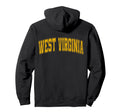 West Virginia Yellow Text Hoodie - Unique Graphic Men Women - T-Shirt, Sweatshirt, Hoodie