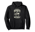 Cowboy Western Riding Horse Rodeo Hoodie - Casual Everyday Wear for Adults - T-Shirt, Sweatshirt, Hoodie