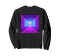 Retroverse Synthwave Aesthetic Sweatshirt - Casual Everyday Wear Men Women - T-Shirt, Sweatshirt, Hoodie