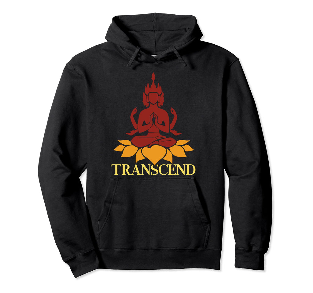 Transcend Meditation Spiritual Yoga Hoodie - Aesthetic Graphic Men Women - T-Shirt, Sweatshirt, Hoodie