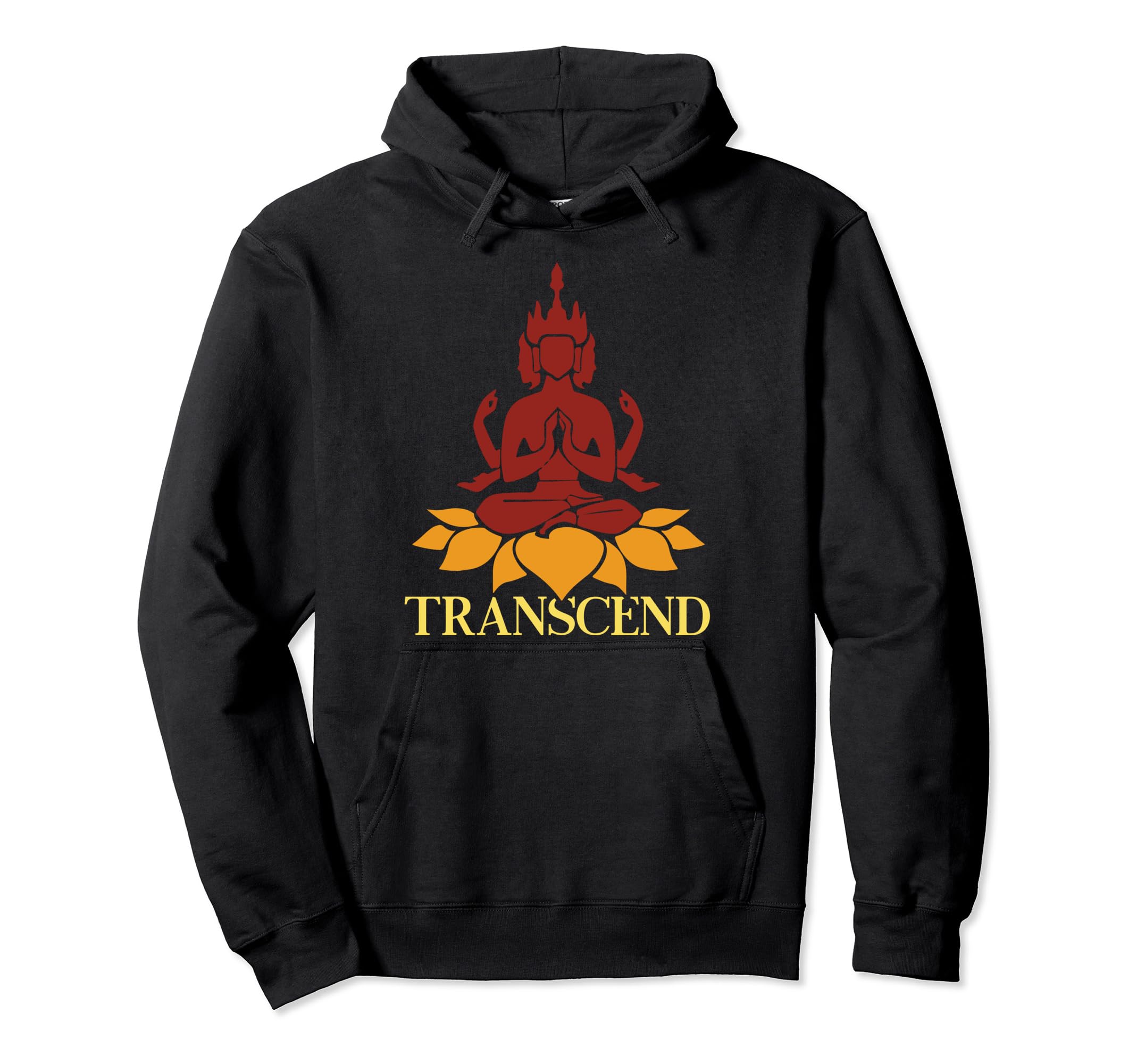 Transcend Meditation Spiritual Yoga Hoodie - Aesthetic Graphic Men Women - T-Shirt, Sweatshirt, Hoodie
