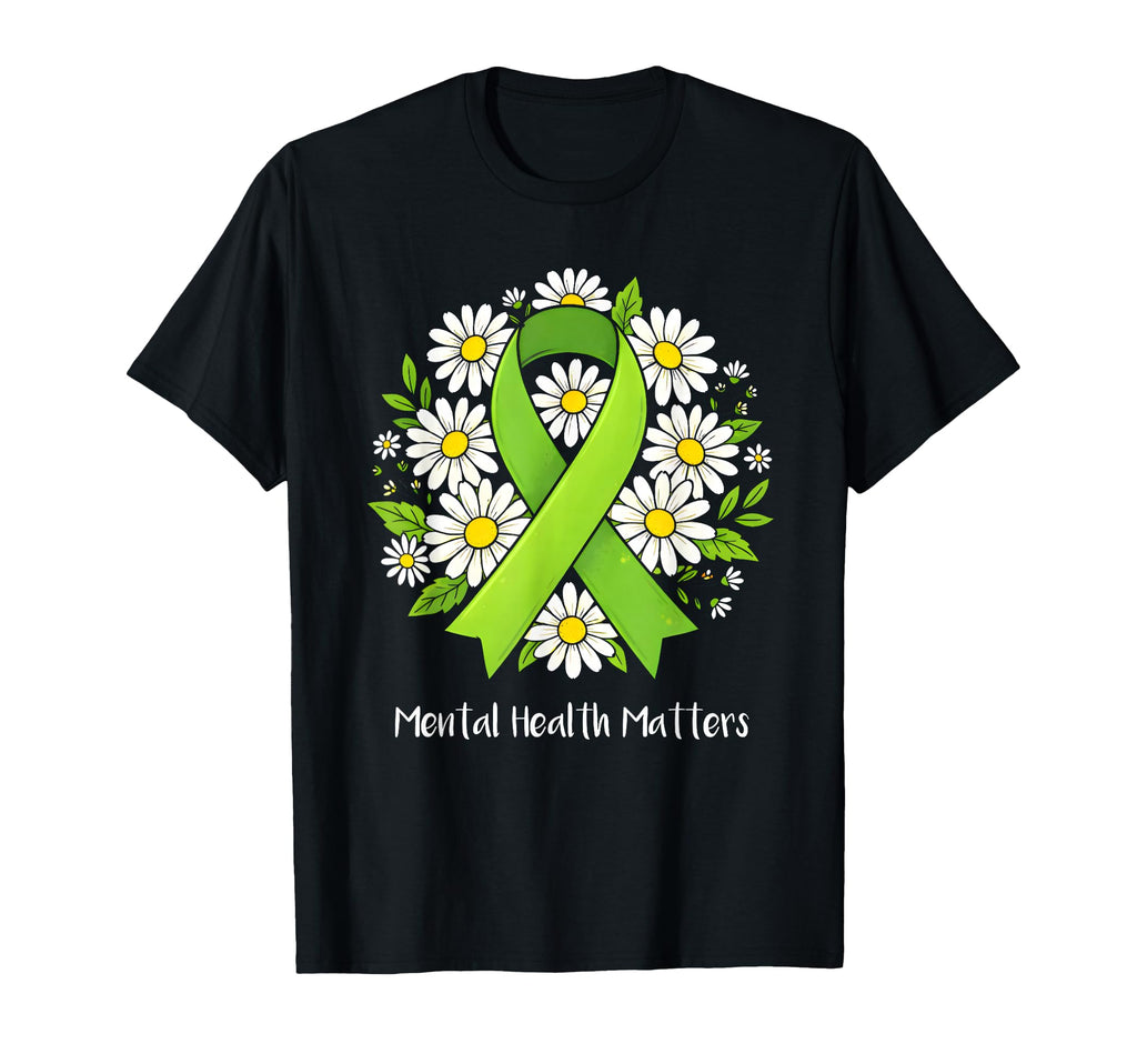 Mental Health Matters End Stigma T-Shirt - Aesthetic Graphic for Adults - T-Shirt, Sweatshirt, Hoodie
