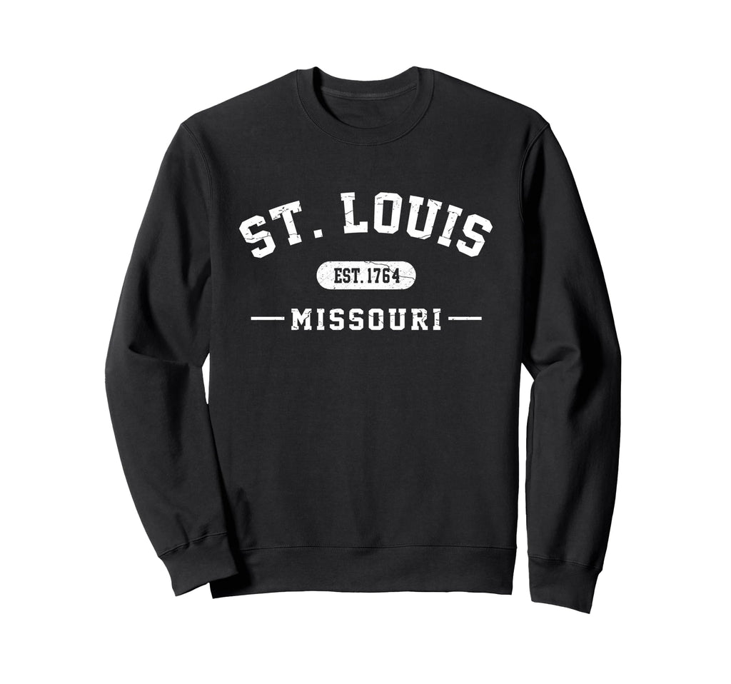 St Louis Missouri Est 1764 Athletic Sweatshirt - Unique Graphic for Adults - T-Shirt, Sweatshirt, Hoodie