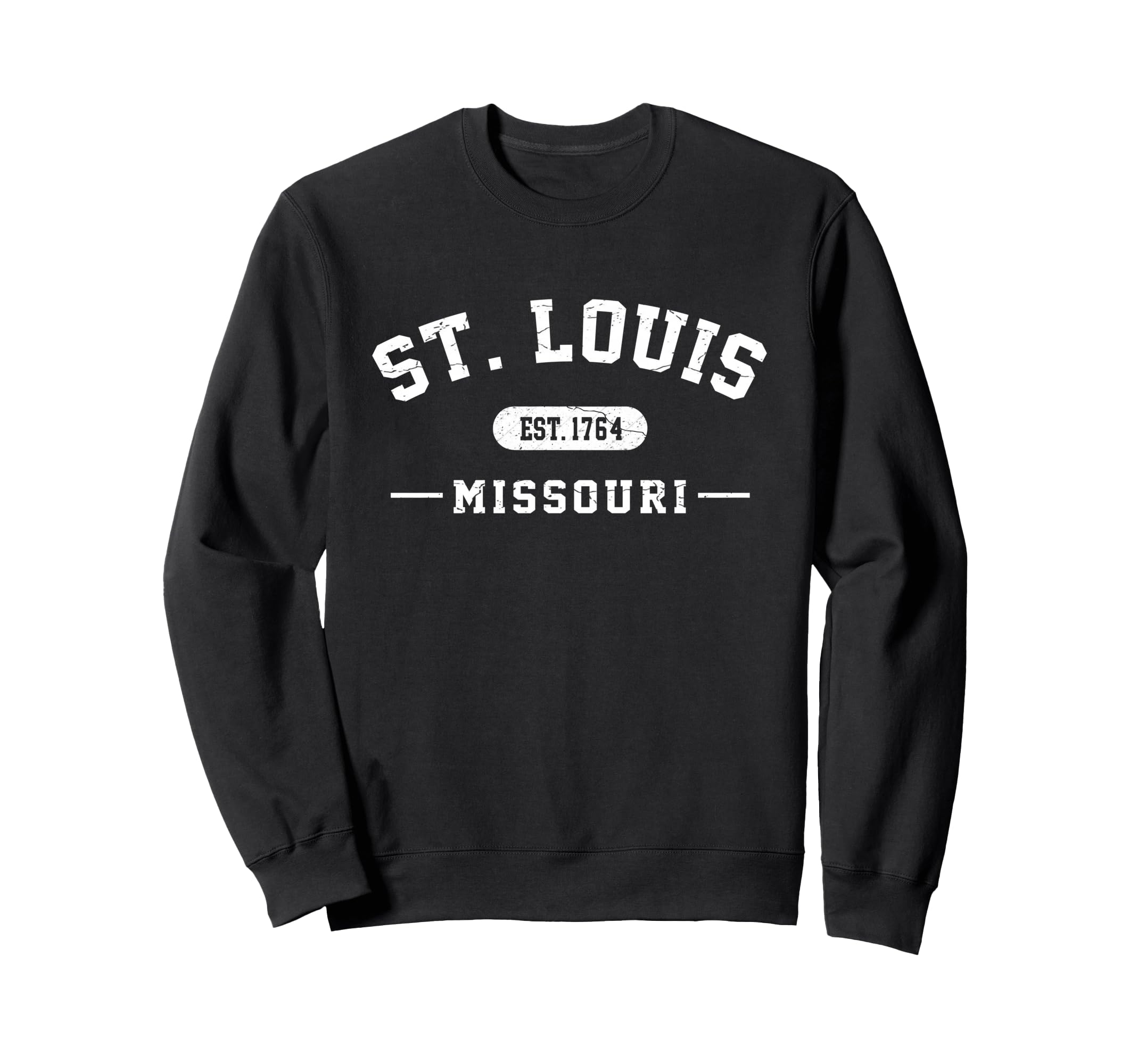 St Louis Missouri Est 1764 Athletic Sweatshirt - Unique Graphic for Adults - T-Shirt, Sweatshirt, Hoodie