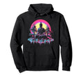 Vaporwave Buddha 80S Synthwave 8 Hoodie - Graphic Print Unisex - T-Shirt, Sweatshirt, Hoodie