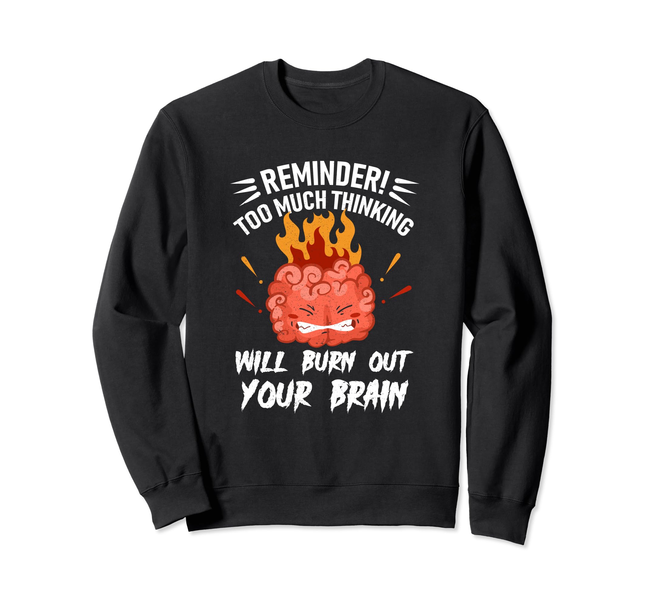 Overthinking Stress Sad Anxiety Sweatshirt - Aesthetic Graphic Unisex - T-Shirt, Sweatshirt, Hoodie