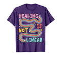 Healing Is Not Linear Mental Health T-Shirt - Unique Graphic Unisex - T-Shirt, Sweatshirt, Hoodie