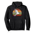Flying Falcon Sunset Grunge Aesthetic Hoodie - Unique Graphic Men Women - T-Shirt, Sweatshirt, Hoodie