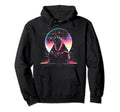 Synthwave Cat Samurai Mediation Vaporwave Hoodie - Trendy Graphic Unisex - T-Shirt, Sweatshirt, Hoodie