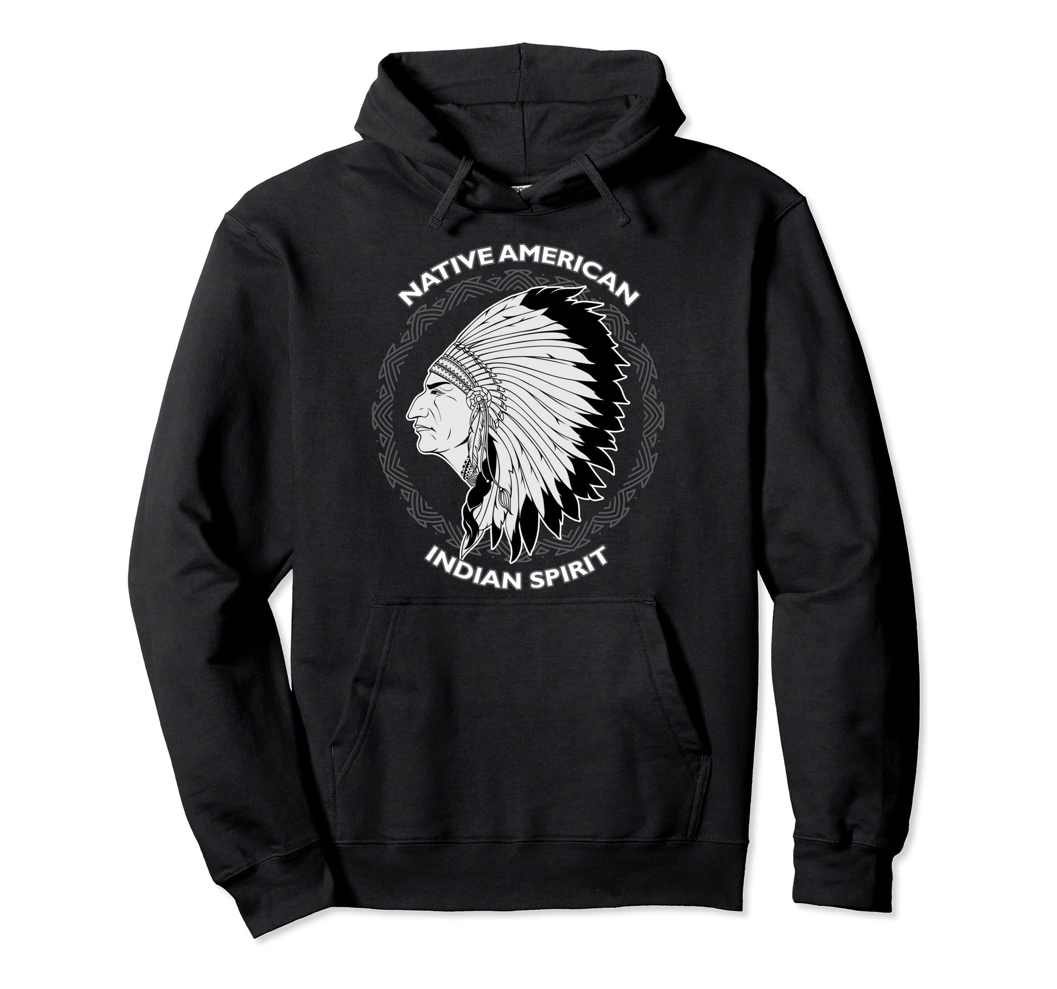 Native American Motorcycle Skull Hoodie - Custom Art Print for Adults - T-Shirt, Sweatshirt, Hoodie