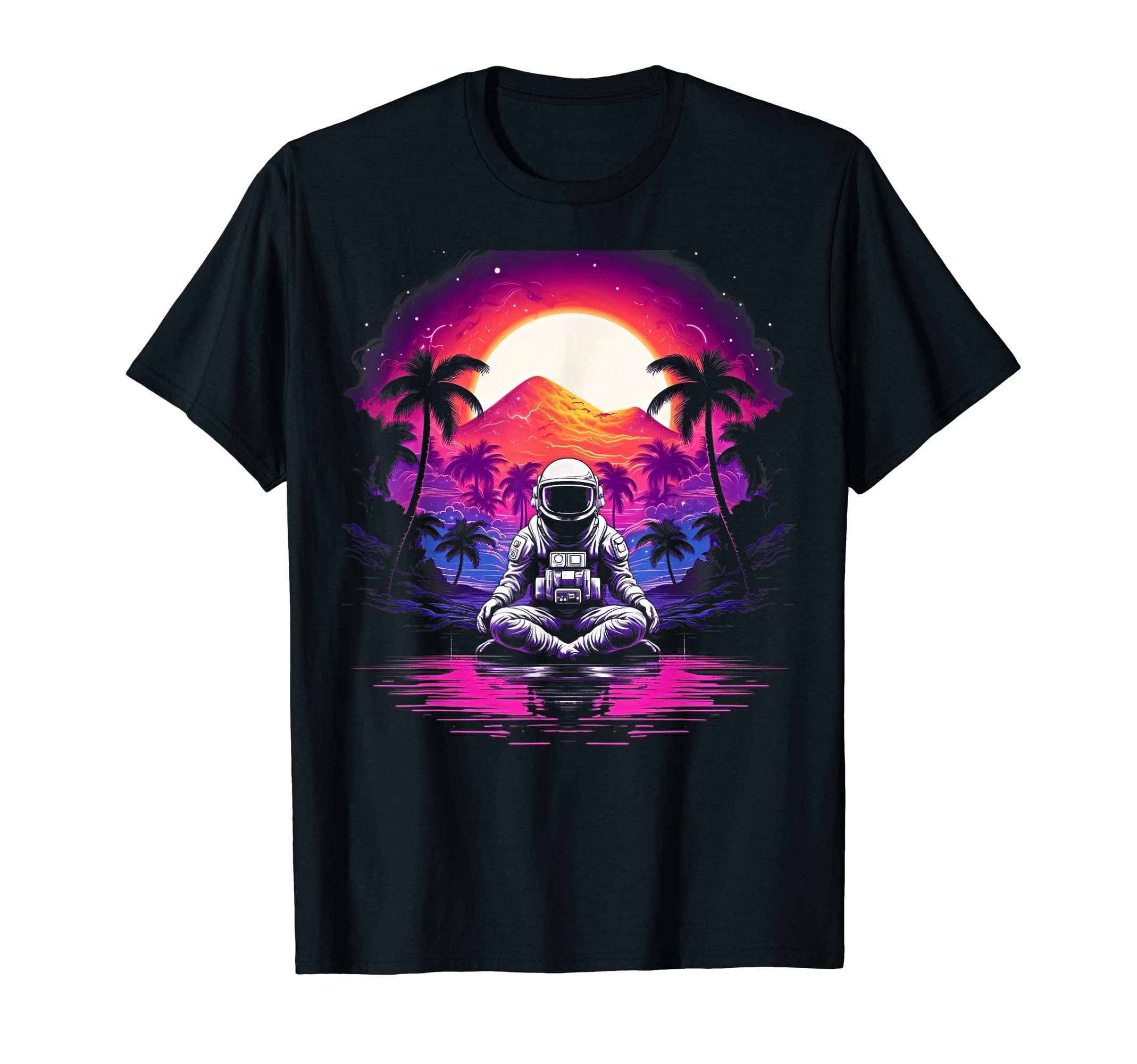 Synthwave Astronaut Cyberpunk 80S Sci Fi 37 T-Shirt - Trendy Graphic Unisex - T-Shirt, Sweatshirt, Hoodie