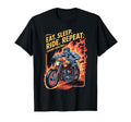 Skeleton Funny Motorcycle Riding T-Shirt - Minimalist Print Men Women - T-Shirt, Sweatshirt, Hoodie