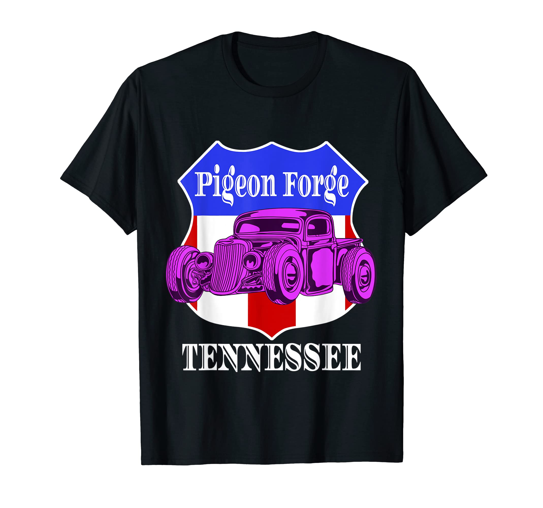 Pigeon Forge Tennessee Hot Rod Run T-Shirt - Aesthetic Graphic for Adults - T-Shirt, Sweatshirt, Hoodie