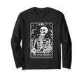 Overthinker Skeleton Tarot Card T-Shirt - Casual Everyday Wear Men Women - T-Shirt, Sweatshirt, Hoodie