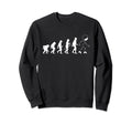 Funny Roller Skating Evolution Sweatshirt - Fun Novelty Design for Adults - T-Shirt, Sweatshirt, Hoodie
