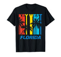 Key West Florida Palm Trees Vacation T-Shirt - Custom Art Print Unisex - T-Shirt, Sweatshirt, Hoodie