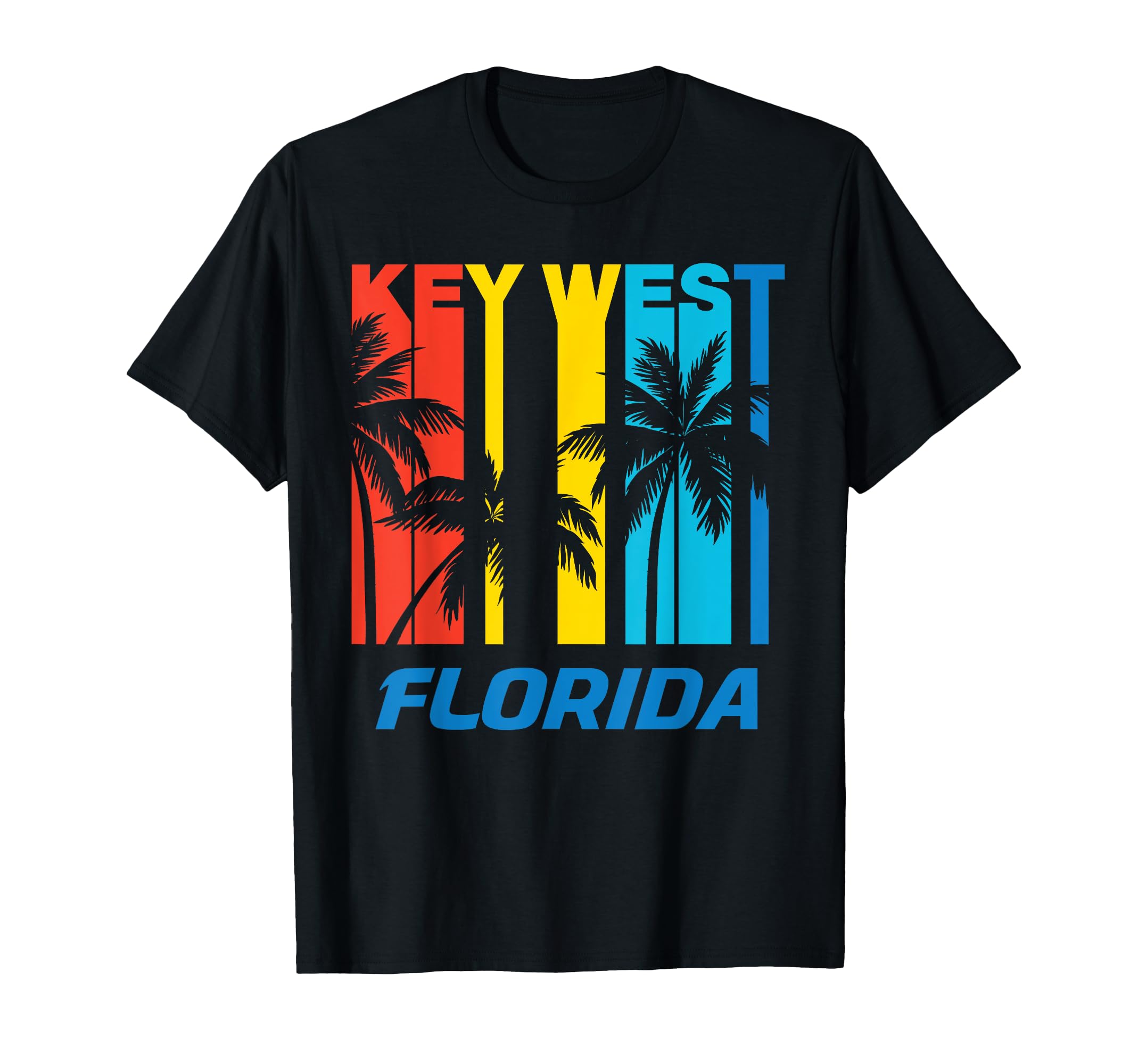 Key West Florida Palm Trees Vacation T-Shirt - Casual Everyday Wear Unisex - T-Shirt, Sweatshirt, Hoodie