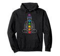 Buddha Yoga Lotus Pose Chakras Hoodie - Custom Art Print Men Women - T-Shirt, Sweatshirt, Hoodie